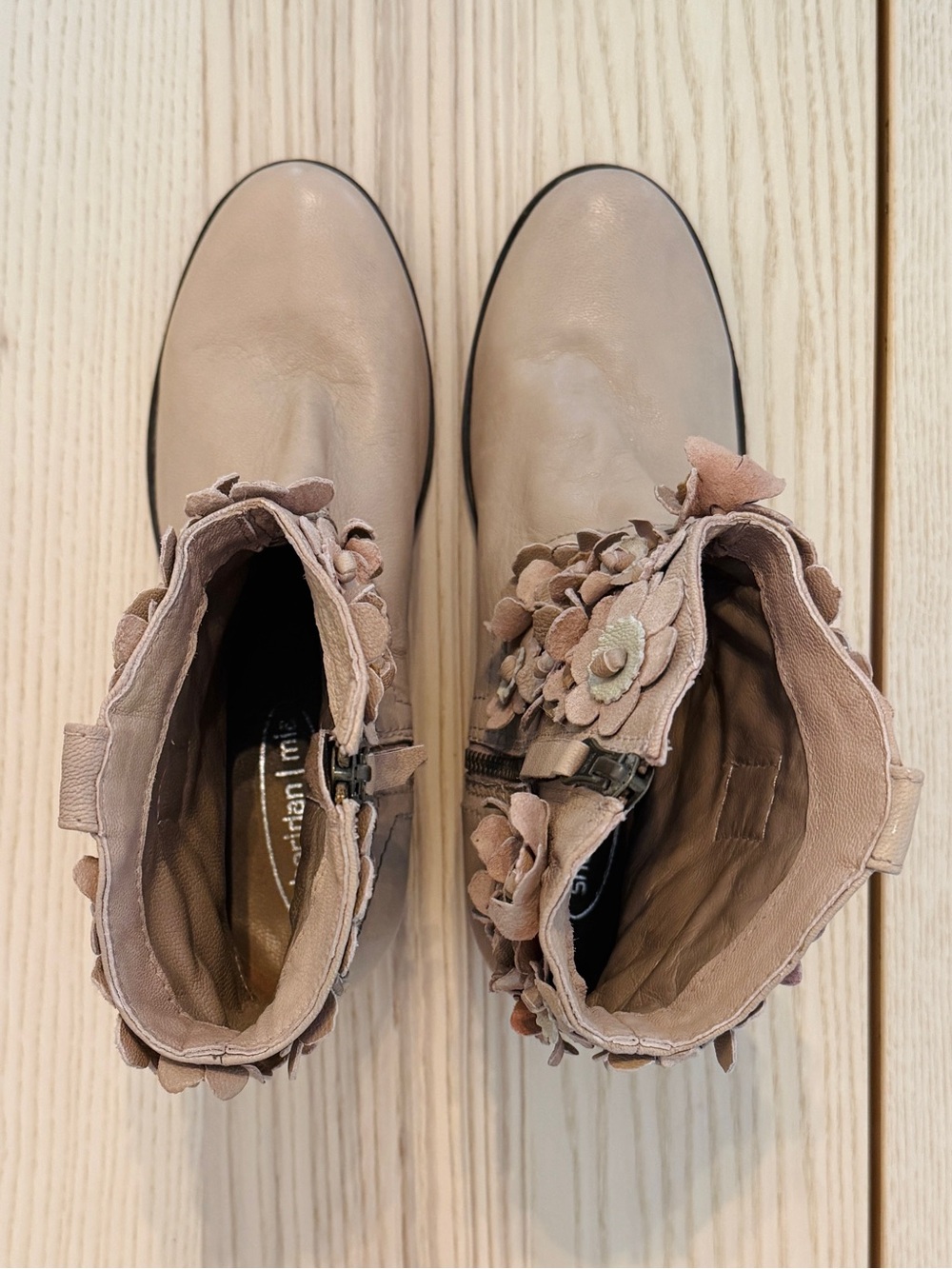 Anthropologie Sheridan Mia Floral Leather Booties EU 39 Botanical Ankle Boots - Picture 3 of 7
